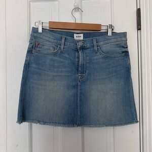 Hudson Jeans Light Blue Mini Skirt